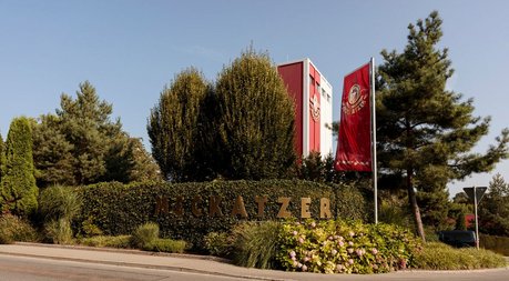 Eingang Brauerei Meckatzer